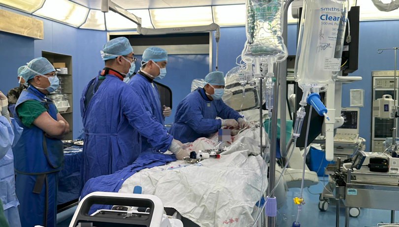 葛均波院士团队成功完成全球首例NyokAssist®新一代介入泵支持下高危PCI治疗